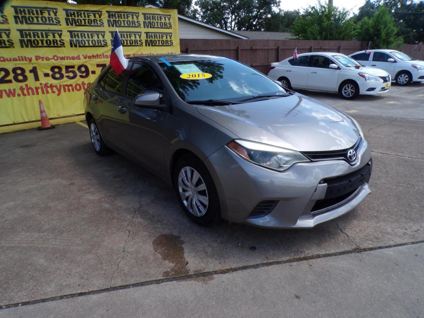 2015 Toyota Corolla L 4-Speed AT (5YFBURHE1FP) with an 1.8L L4 DOHC 16V engine, 4-Speed Automatic transmission, located at 16710 Clay Rd., Houston, TX, 77084, (281) 859-7900, 29.834864, -95.656166 - Photo#2