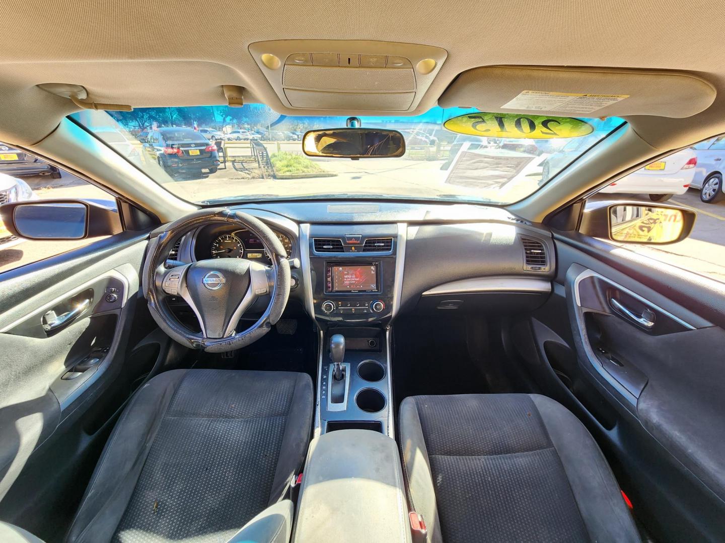 2015 Black /Black Nissan Altima 2.5 S (1N4AL3AP0FC) with an 2.5L L4 DOHC 16V engine, Continuously Variable Transmission transmission, located at 16710 Clay Rd., Houston, TX, 77084, (281) 859-7900, 29.834864, -95.656166 - Photo#13