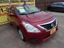 2018 Red /Gray Nissan Versa 1.6 SL Sedan (3N1CN7AP5JL) with an 1.6L L4 DOHC 16V engine, CVT transmission, located at 16710 Clay Rd., Houston, TX, 77084, (281) 859-7900, 29.834864, -95.656166 - Photo#1