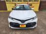 2019 White /Gray Toyota Camry LE (4T1B11HK2KU) with an 2.5L L4 DOHC 16V engine, 8A transmission, located at 16710 Clay Rd., Houston, TX, 77084, (281) 859-7900, 29.834864, -95.656166 - Photo#0