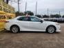 2019 White /Gray Toyota Camry LE (4T1B11HK2KU) with an 2.5L L4 DOHC 16V engine, 8A transmission, located at 16710 Clay Rd., Houston, TX, 77084, (281) 859-7900, 29.834864, -95.656166 - Photo#3