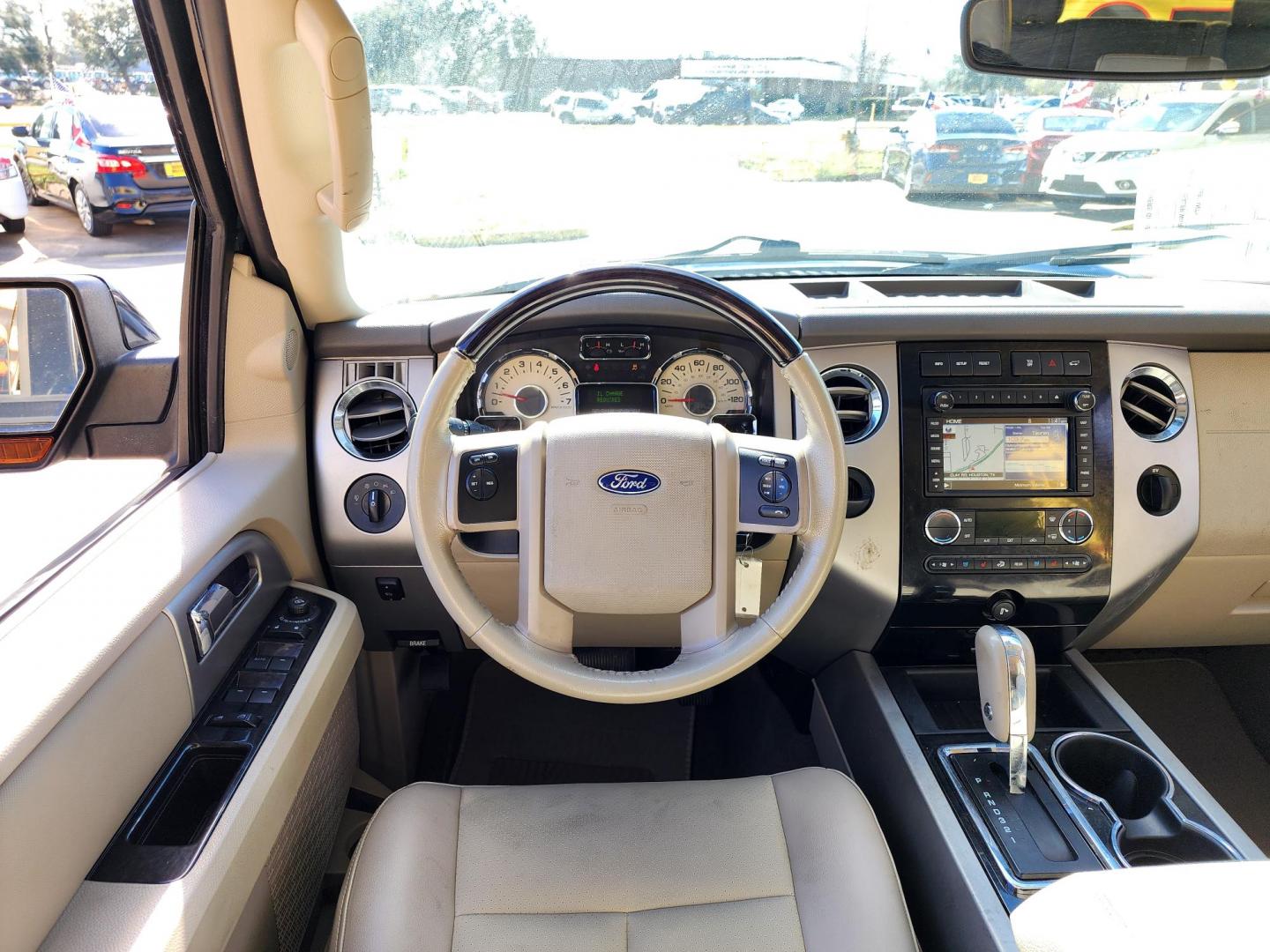 2014 Black /Tan Ford Expedition Limited 2WD (1FMJU1K58EE) with an 5.4L V8 SOHC 16V FFV engine, 6-Speed Automatic transmission, located at 16710 Clay Rd., Houston, TX, 77084, (281) 859-7900, 29.834864, -95.656166 - Photo#7