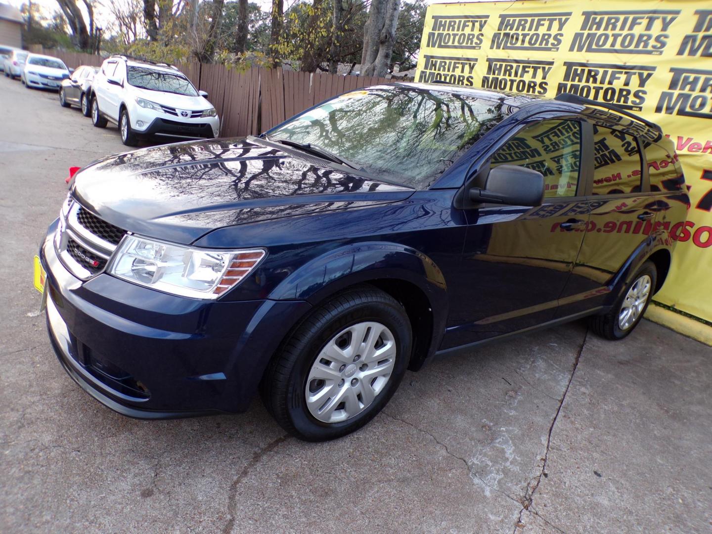 2020 Blue /Gray Dodge Journey SE Value (3C4PDCAB1LT) with an 2.4L L4 DOHC 16V engine, 6A transmission, located at 16710 Clay Rd., Houston, TX, 77084, (281) 859-7900, 29.834864, -95.656166 - Photo#1