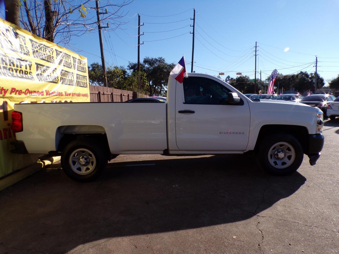 2017 White /Gray Chevrolet Silverado 1500 Work Truck Short Box 2WD (1GCNCNEC3HZ) with an 5.3L V8 engine, 6A transmission, located at 16710 Clay Rd., Houston, TX, 77084, (281) 859-7900, 29.834864, -95.656166 - Photo#3