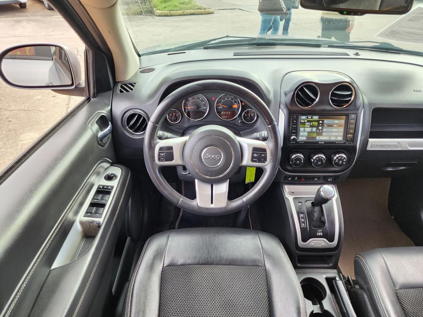 2017 Gray /Gray Jeep Compass Latitude FWD (1C4NJCEA8HD) with an 2.0L L4 DOHC 16V engine, Automatic transmission, located at 16710 Clay Rd., Houston, TX, 77084, (281) 859-7900, 29.834864, -95.656166 - Photo#7