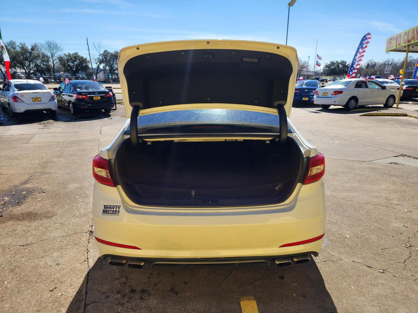 2017 White /BLACK Hyundai Sonata Sport 2.0T (5NPE34AB6HH) with an 2.0L L4 DOHC 16V TURBO engine, Automatic 6-Speed transmission, located at 16710 Clay Rd., Houston, TX, 77084, (281) 859-7900, 29.834864, -95.656166 - Photo#14