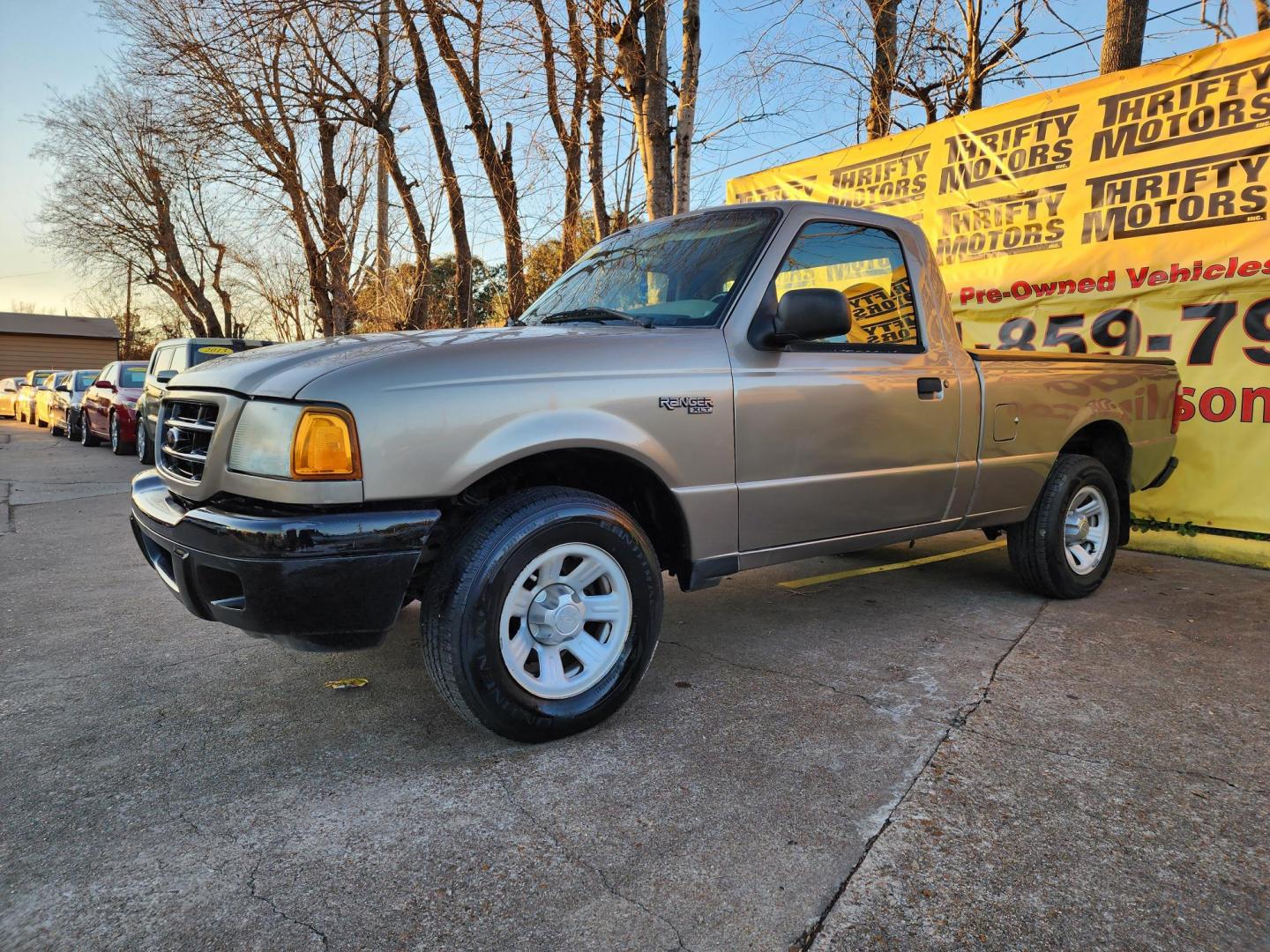 2003 Gold /Beige Ford Ranger XL Short Bed 2WD - 311A (1FTYR10D63P) with an 2.3L L4 SOHC 8V engine, Automatic 6-Speed transmission, located at 16710 Clay Rd., Houston, TX, 77084, (281) 859-7900, 29.834864, -95.656166 - Photo#1