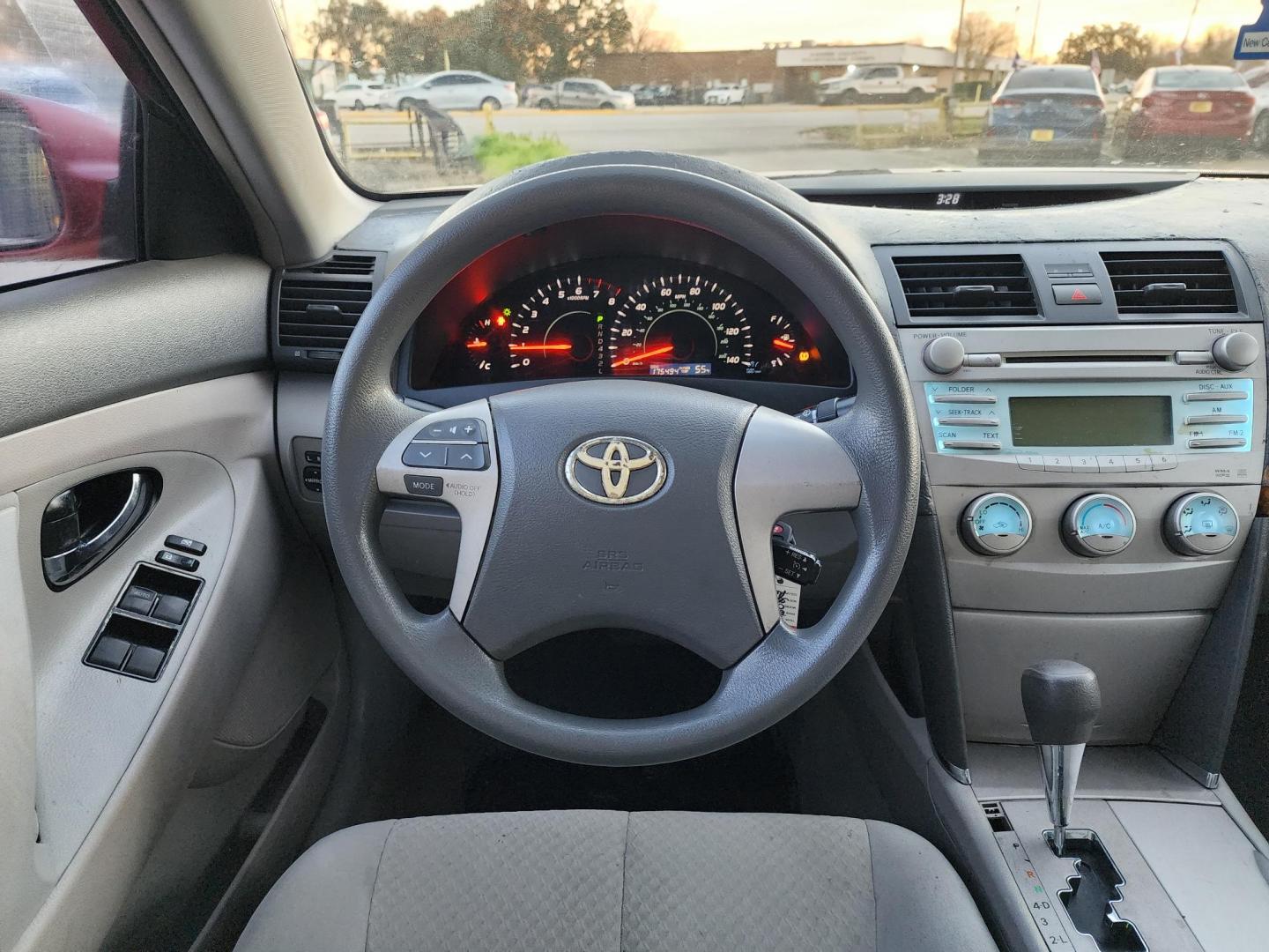 2009 Red /Gray Toyota Camry CE 5-Spd AT (4T4BE46K79R) with an 2.4L L4 DOHC 16V engine, Automatic 5-Speed transmission, located at 16710 Clay Rd., Houston, TX, 77084, (281) 859-7900, 29.834864, -95.656166 - Photo#10