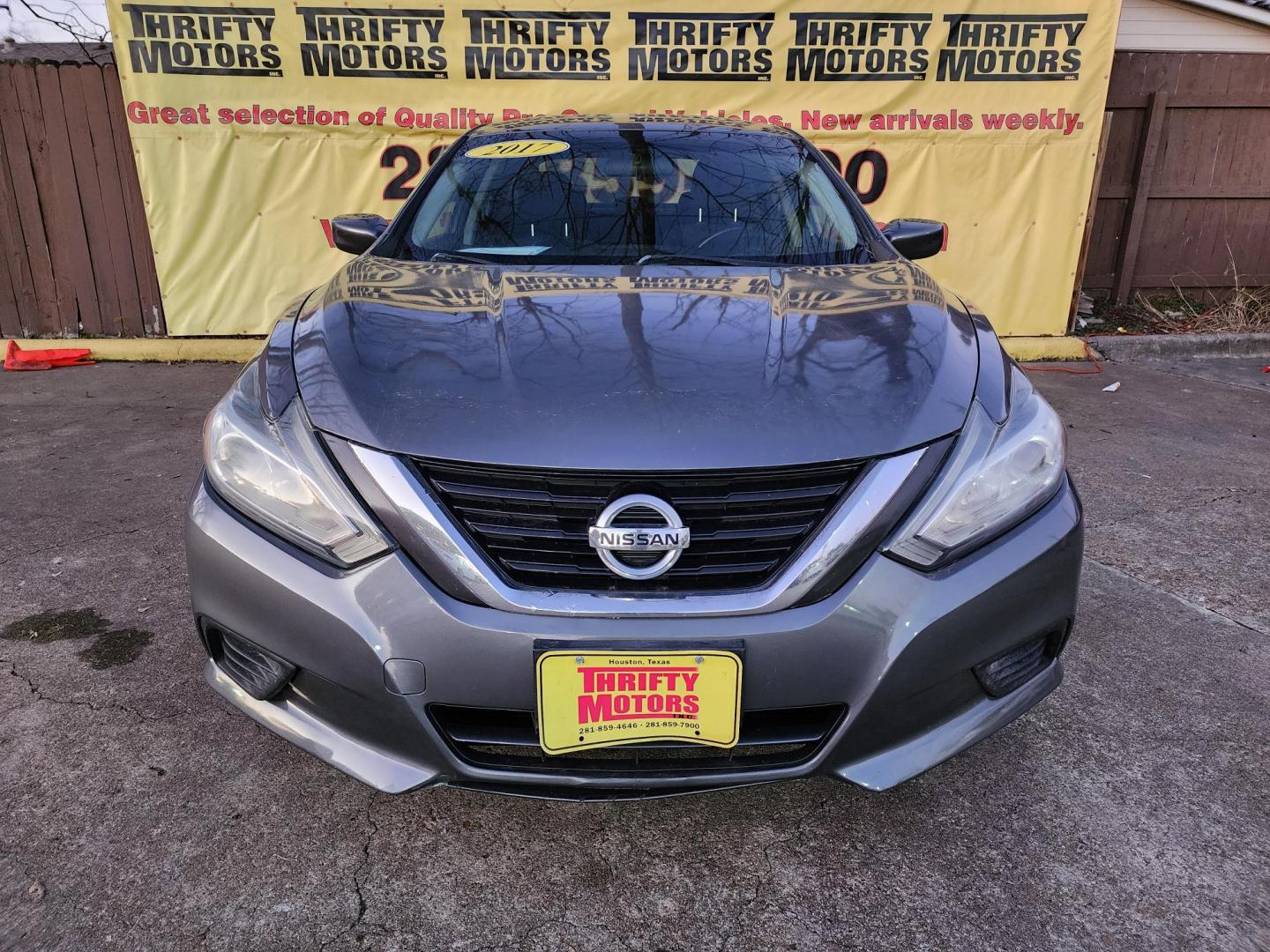 2017 Gray /Gray Nissan Altima 2.5 S (1N4AL3APXHN) with an 2.5L L4 DOHC 16V engine, CVT transmission, located at 16710 Clay Rd., Houston, TX, 77084, (281) 859-7900, 29.834864, -95.656166 - Photo#0