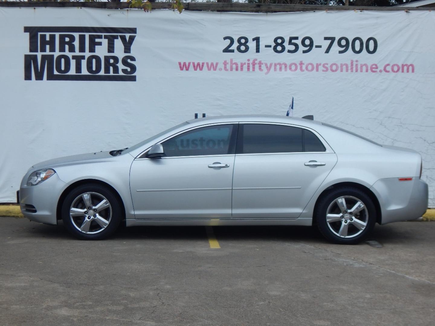 2012 Gray Chevrolet Malibu 2LT (1G1ZD5EU6CF) with an 2.4L L4 DOHC 16V FFV engine, 6-Speed Automatic transmission, located at 16710 Clay Rd., Houston, TX, 77084, (281) 859-7900, 29.834864, -95.656166 - Low Down. Low Payments - Photo#0