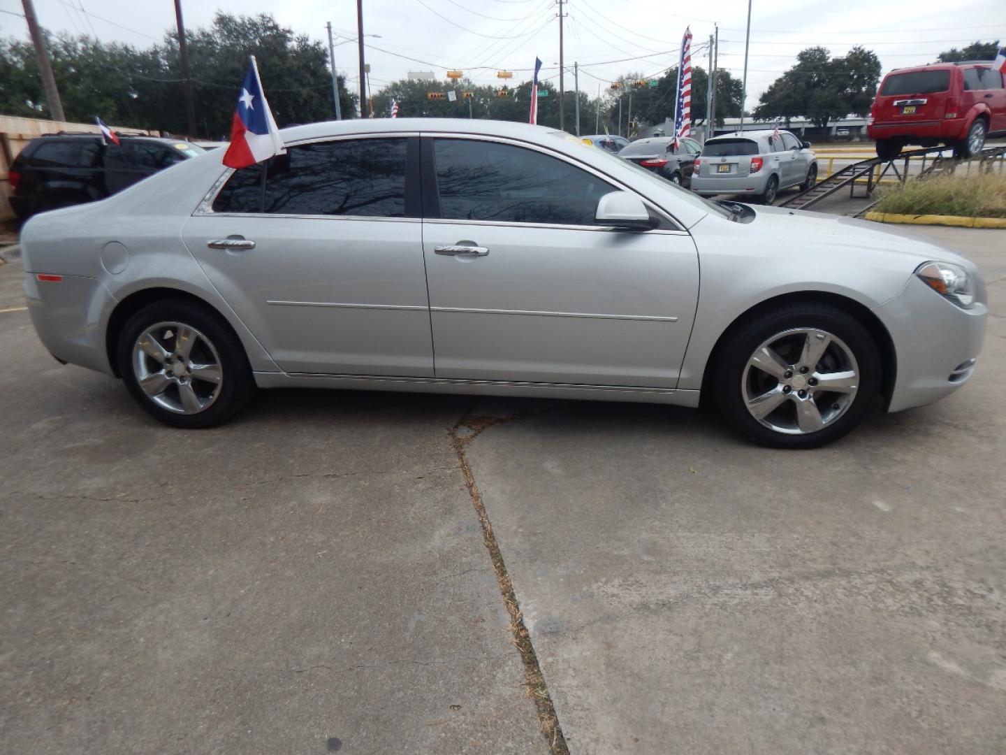 2012 Gray Chevrolet Malibu 2LT (1G1ZD5EU6CF) with an 2.4L L4 DOHC 16V FFV engine, 6-Speed Automatic transmission, located at 16710 Clay Rd., Houston, TX, 77084, (281) 859-7900, 29.834864, -95.656166 - Low Down. Low Payments - Photo#3