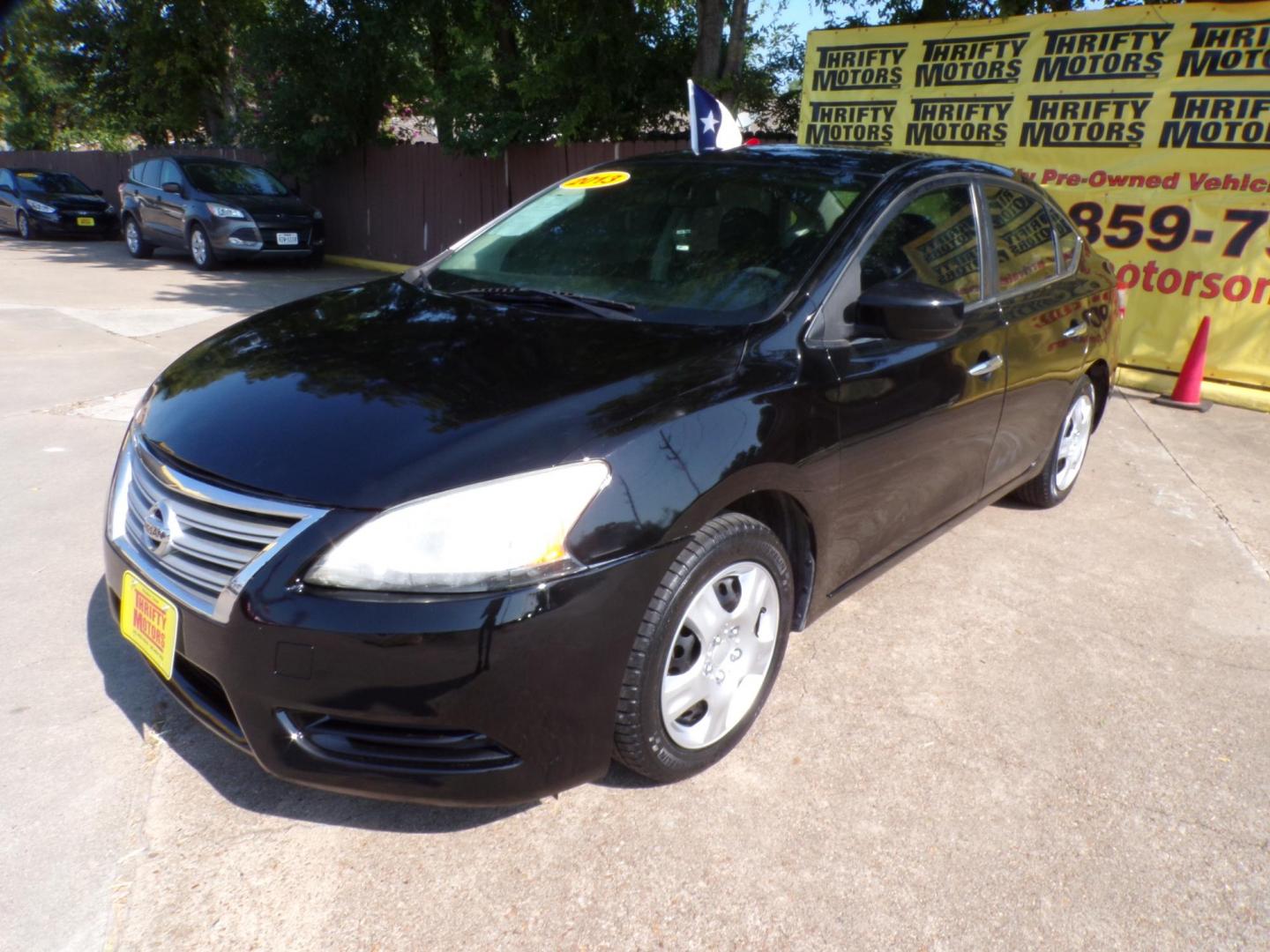 2015 Black Nissan Sentra (3N1AB7AP3DL) with an 1.8L I4 1.8L I4 engine, Manual 6-Speed transmission, located at 16710 Clay Rd., Houston, TX, 77084, (281) 859-7900, 29.834864, -95.656166 - Low Down. Low Payments. - Photo#3