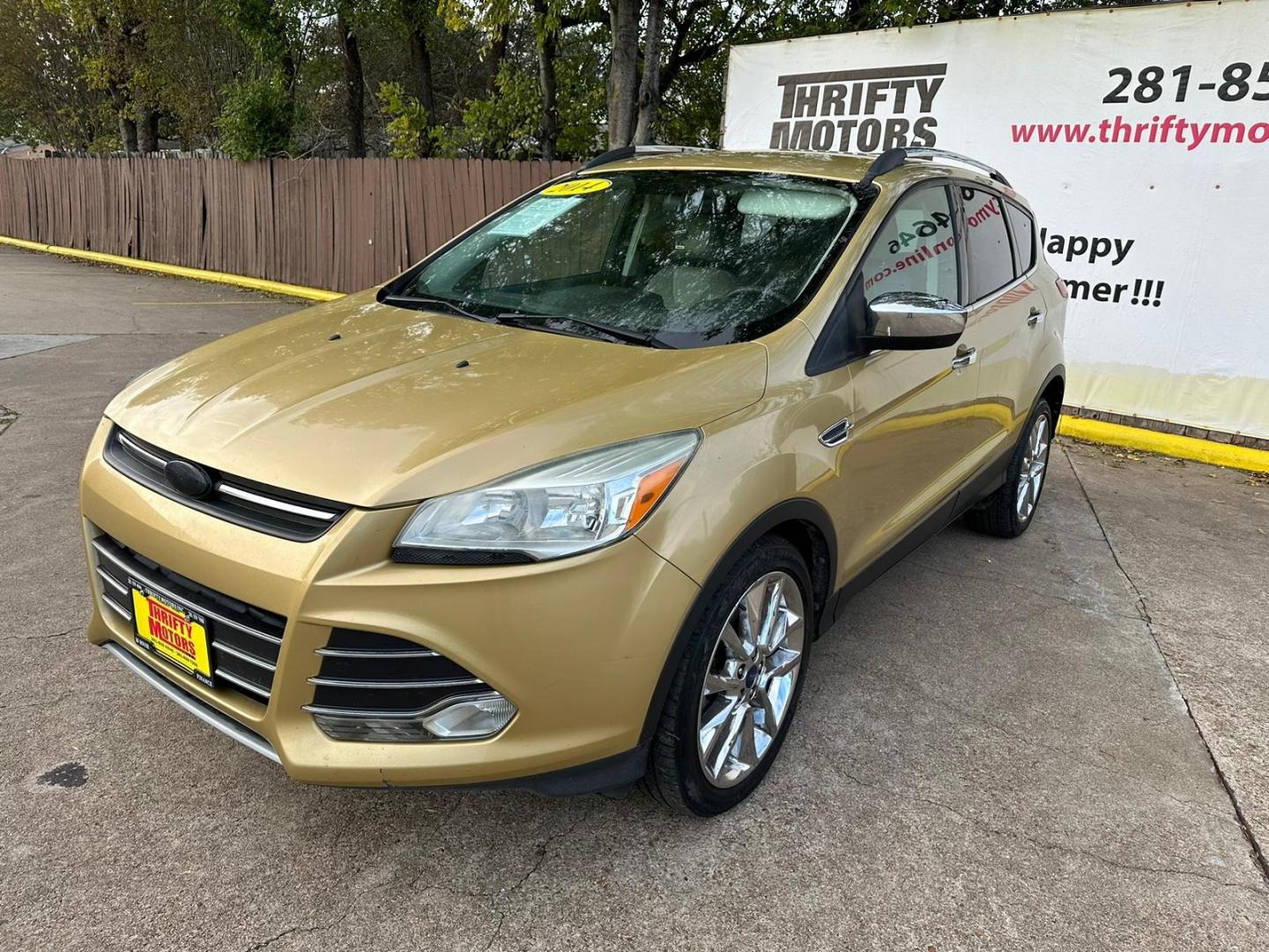 2014 Ford Escape SE FWD (1FMCU0GX1EU) with an 1.6L L4 DOHC 16V engine, 6-Speed Automatic transmission, located at 16710 Clay Rd., Houston, TX, 77084, (281) 859-7900, 29.834864, -95.656166 - Low Down. Low Payments. - Photo#1