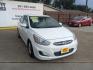 2017 White Hyundai Accent SE 4-Door 6M (KMHCT4AE5HU) with an 1.6L L4 DOHC 16V engine, 6M transmission, located at 16710 Clay Rd., Houston, TX, 77084, (281) 859-7900, 29.834864, -95.656166 - Low Down. Low Payments. - Photo#3