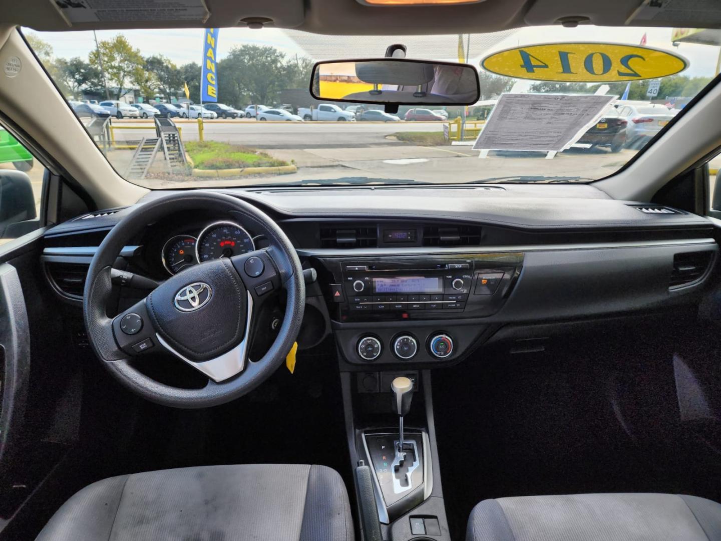 2014 Gray Toyota Corolla L 4-Speed AT (2T1BURHE5EC) with an 1.8L L4 DOHC 16V engine, 4-Speed Automatic transmission, located at 16710 Clay Rd., Houston, TX, 77084, (281) 859-7900, 29.834864, -95.656166 - Low Down. Low Payments. - Photo#7