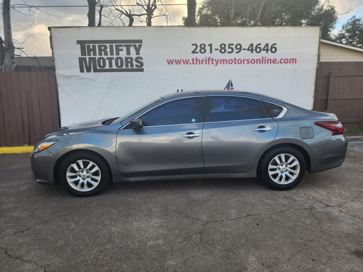 2018 Silver Nissan Altima 2.5 (1N4AL3AP4JC) with an 2.5L L4 DOHC 16V engine, CVT transmission, located at 16710 Clay Rd., Houston, TX, 77084, (281) 859-7900, 29.834864, -95.656166 - Low Down. Low Payments. - Photo#0