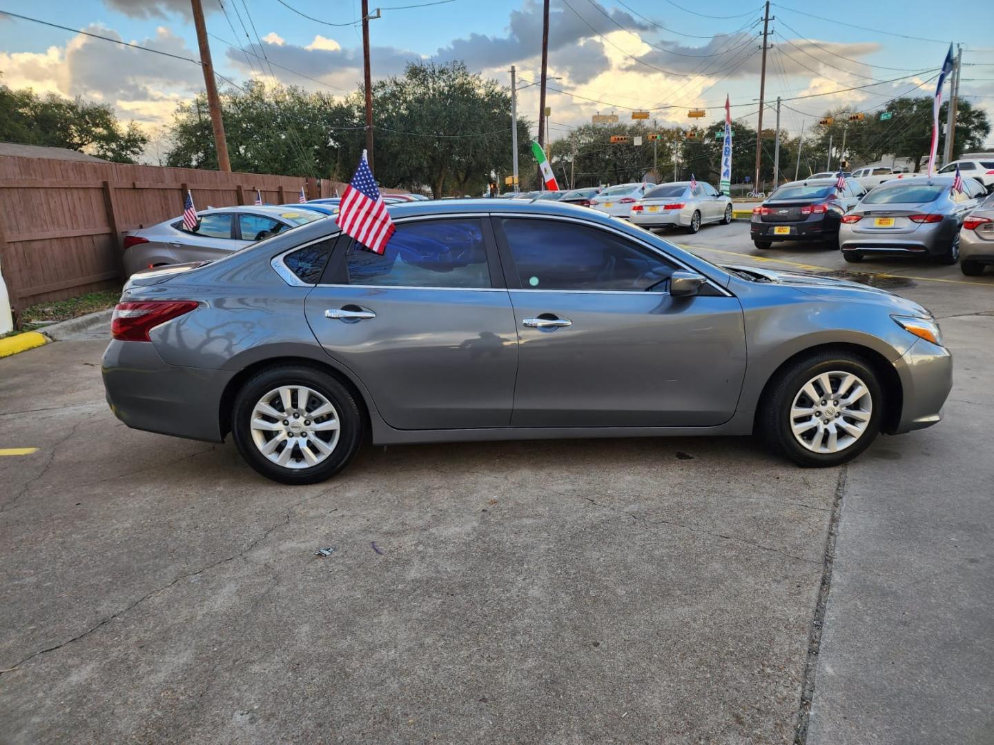 2018 Silver Nissan Altima 2.5 (1N4AL3AP4JC) with an 2.5L L4 DOHC 16V engine, CVT transmission, located at 16710 Clay Rd., Houston, TX, 77084, (281) 859-7900, 29.834864, -95.656166 - Low Down. Low Payments. - Photo#1