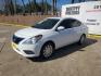 2017 White Nissan Versa 1.6 S 4A (3N1CN7APXHK) with an 1.6L L4 DOHC 16V engine, 4A transmission, located at 16710 Clay Rd., Houston, TX, 77084, (281) 859-7900, 29.834864, -95.656166 - Low Down. Low Payments. - Photo#1