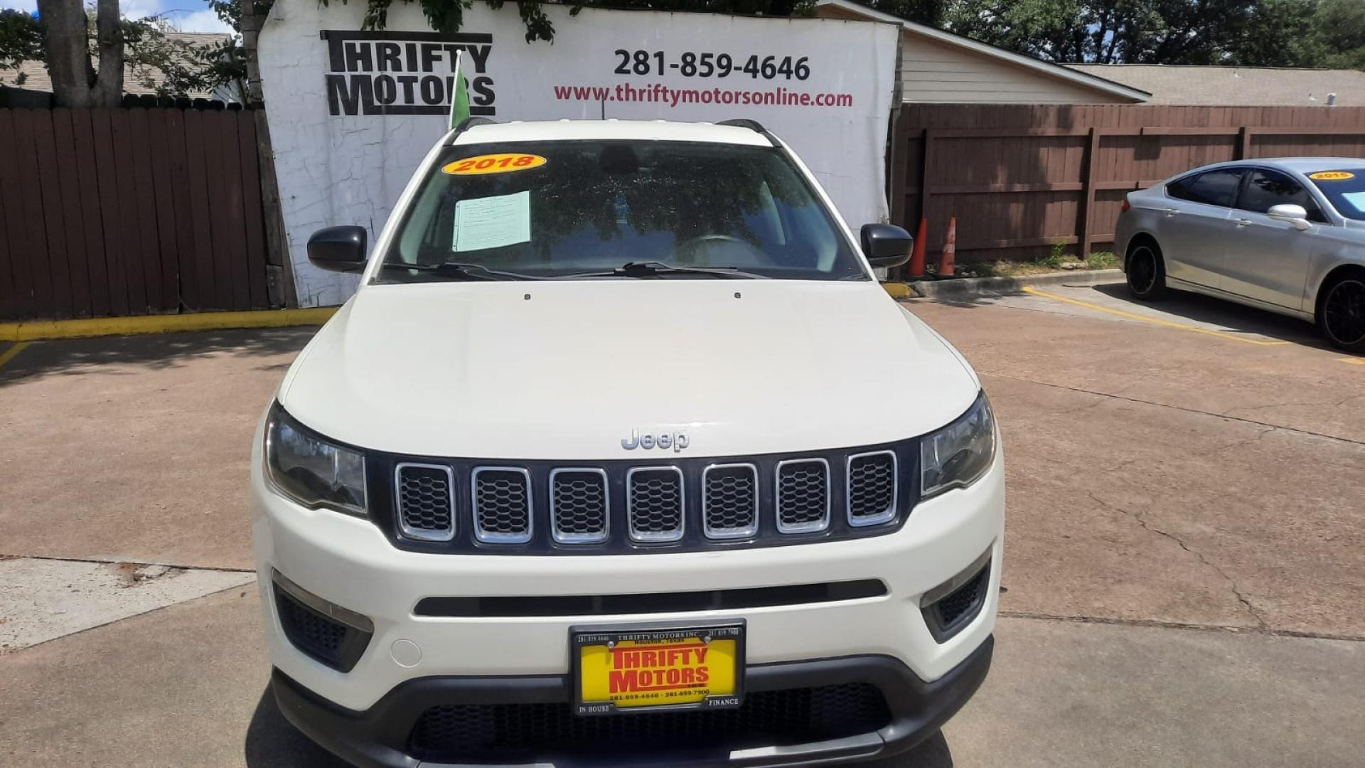 2018 Jeep Compass Sport FWD (3C4NJCAB2JT) with an 2.4L L4 DOHC 16V engine, located at 16710 Clay Rd., Houston, TX, 77084, (281) 859-7900, 29.834864, -95.656166 - Photo#8