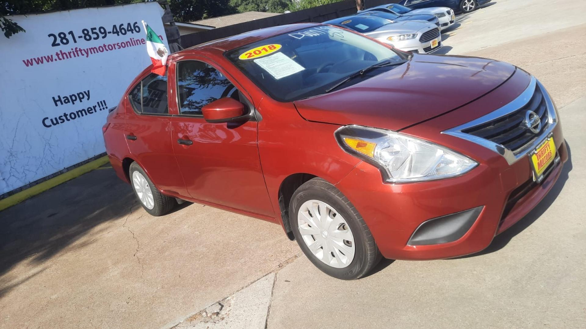 2018 Nissan Versa 1.6 SL Sedan (3N1CN7APXJL) with an 1.6L L4 DOHC 16V engine, CVT transmission, located at 16710 Clay Rd., Houston, TX, 77084, (281) 859-7900, 29.834864, -95.656166 - Photo#6