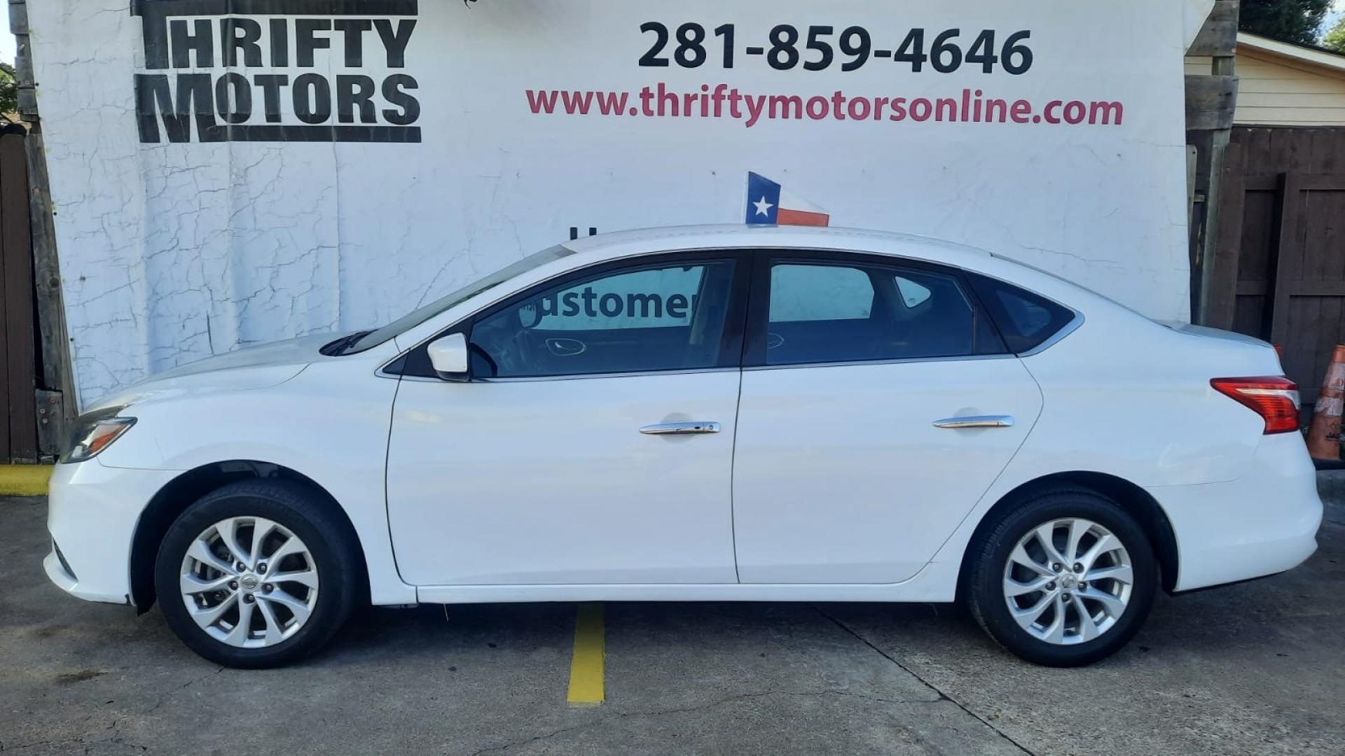 2018 Nissan Sentra S CVT (3N1AB7AP3JY) with an 1.8L L4 SFI DOHC 16V engine, CVT transmission, located at 16710 Clay Rd., Houston, TX, 77084, (281) 859-7900, 29.834864, -95.656166 - Photo#0