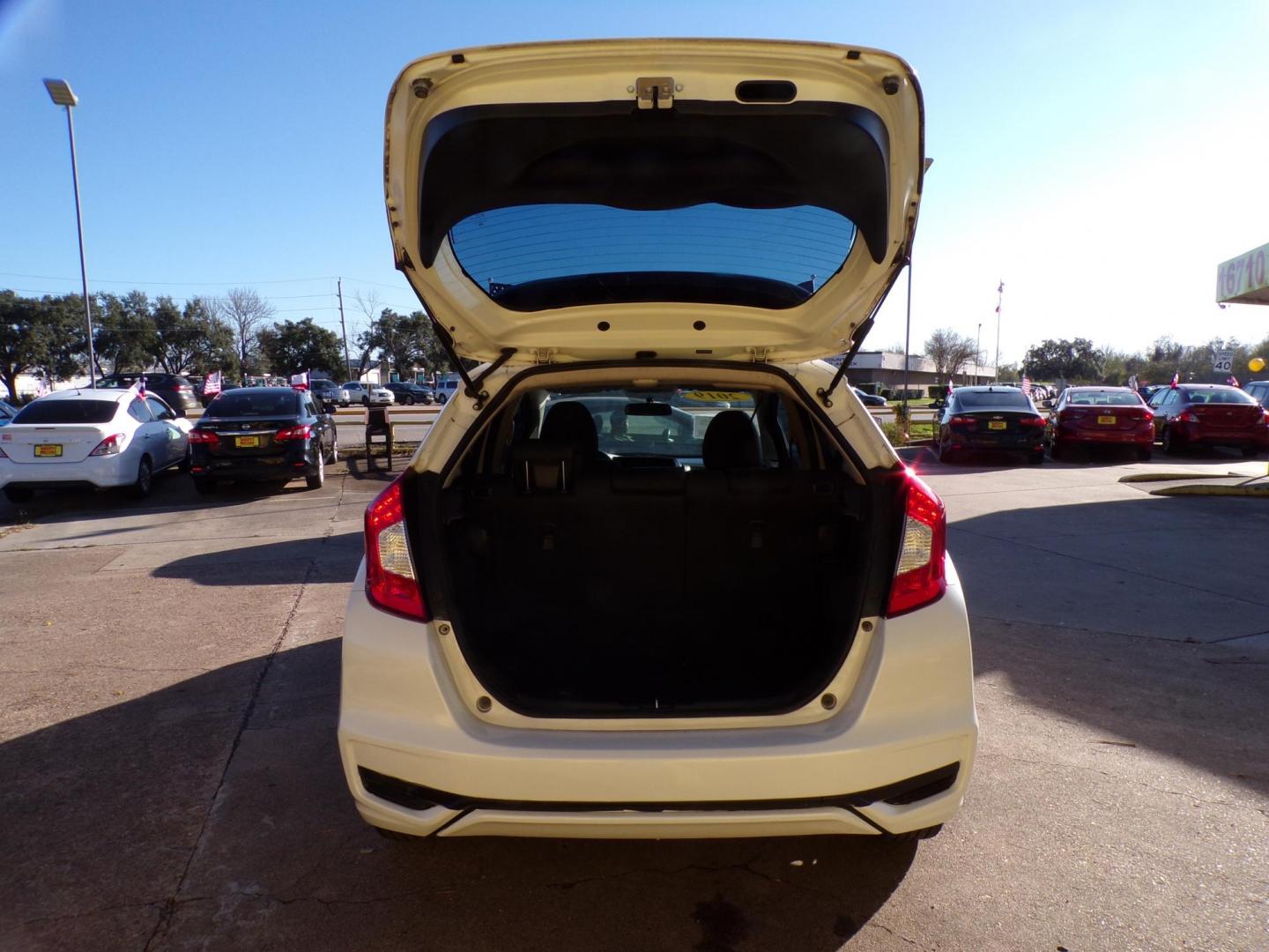 2019 White /Gray Honda Fit LX CVT (3HGGK5H47KM) with an 1.5L L4 SOHC 16V engine, CVT transmission, located at 16710 Clay Rd., Houston, TX, 77084, (281) 859-7900, 29.834864, -95.656166 - Photo#14