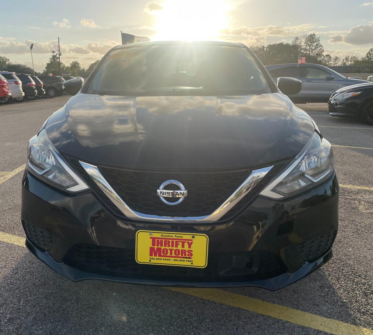 2019 Nissan Sentra S CVT (3N1AB7AP3KY) with an 1.8L L4 SFI DOHC 16V engine, CVT transmission, located at 16710 Clay Rd., Houston, TX, 77084, (281) 859-7900, 29.834864, -95.656166 - Photo#1