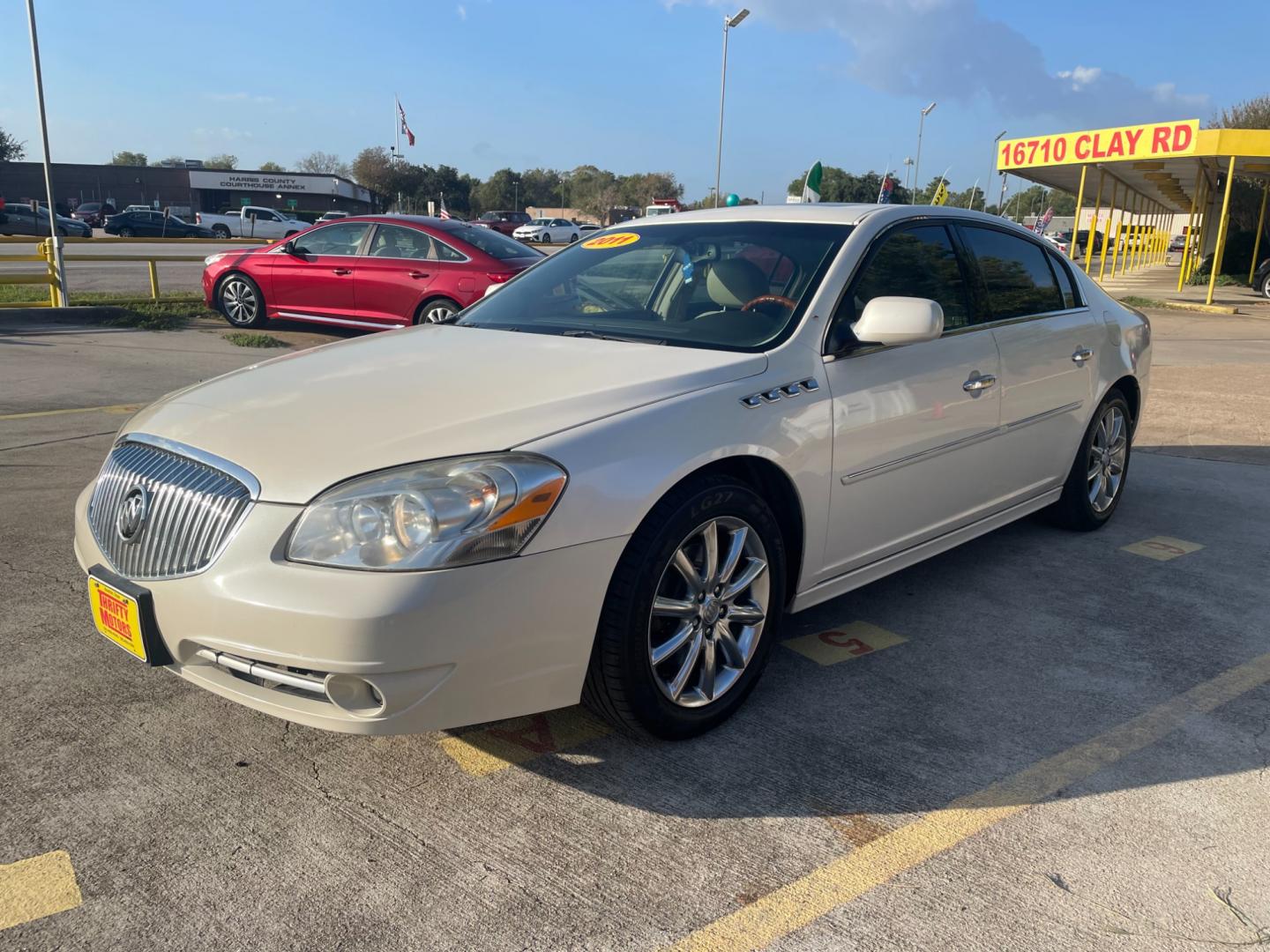 2011 Buick Lucerne Super (1G4HK5ES7BU) with an 4.6L V8 DOHC 32V engine, 4-Speed Automatic transmission, located at 16710 Clay Rd., Houston, TX, 77084, (281) 859-7900, 29.834864, -95.656166 - Photo#1