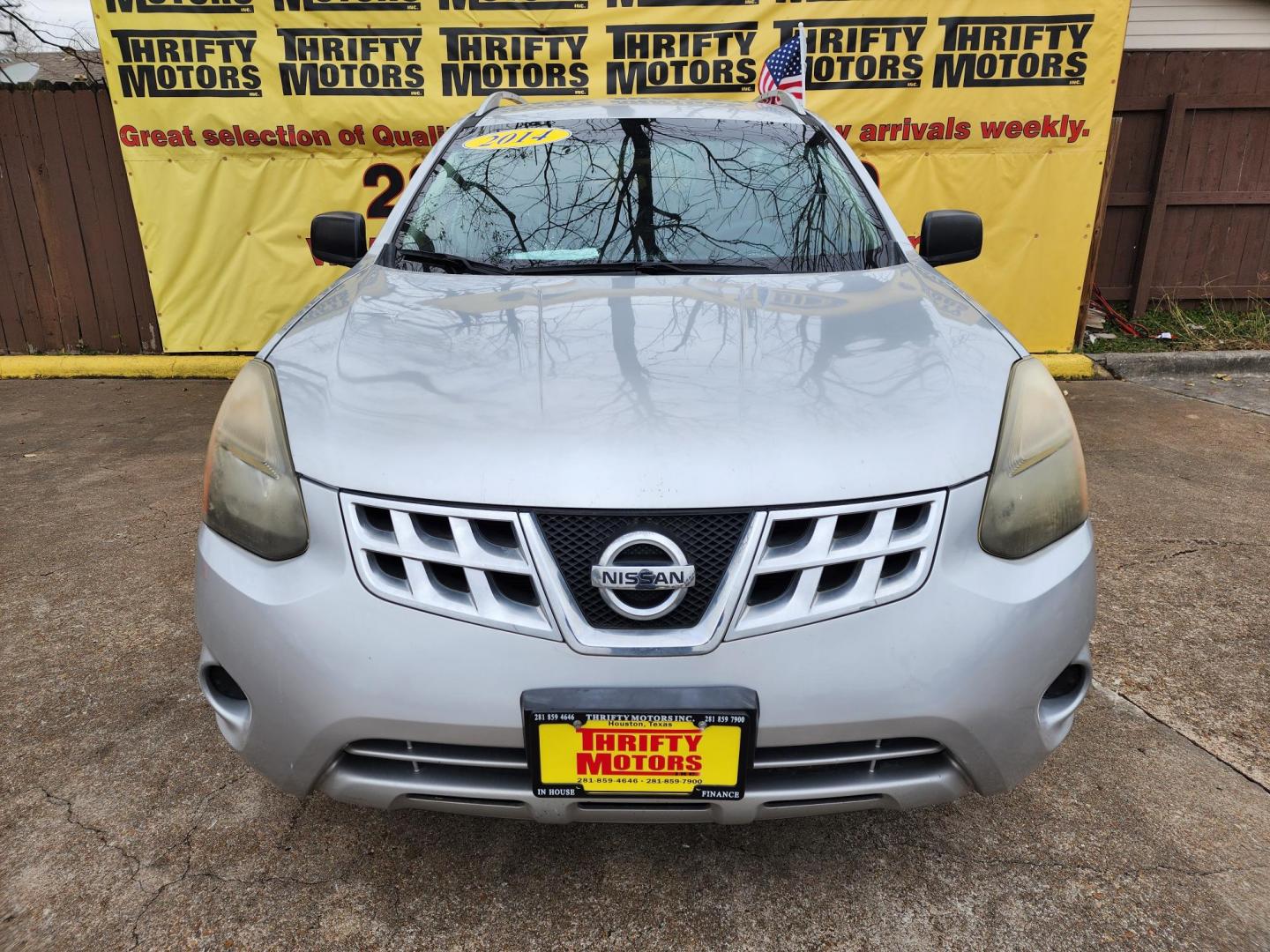 2014 Silver /Gray Nissan Rogue (JN8AS5MT4EW) , located at 16710 Clay Rd., Houston, TX, 77084, (281) 859-7900, 29.834864, -95.656166 - Photo#0